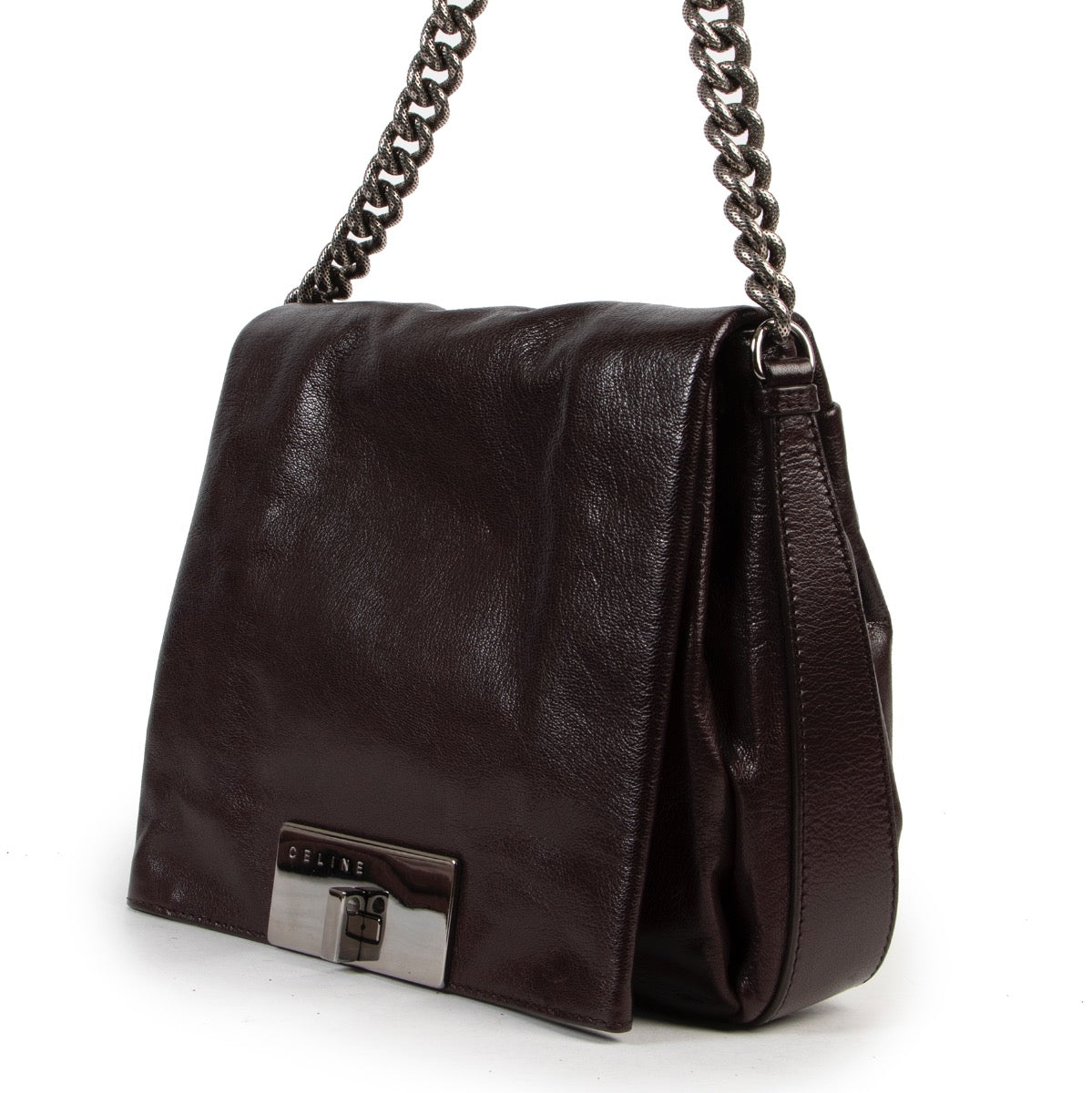 Céline Brown Shoulder Bag online and in store available at Labellov in very good condition for a reasonable price.
