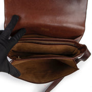 Delvaux Brown Bourgogne Shoulder Bag available now at Labellov online or in store