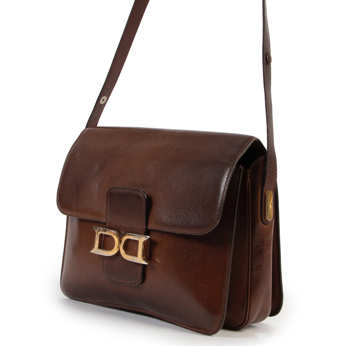 Delvaux Brown Bourgogne Shoulder Bag available now at Labellov online or in store