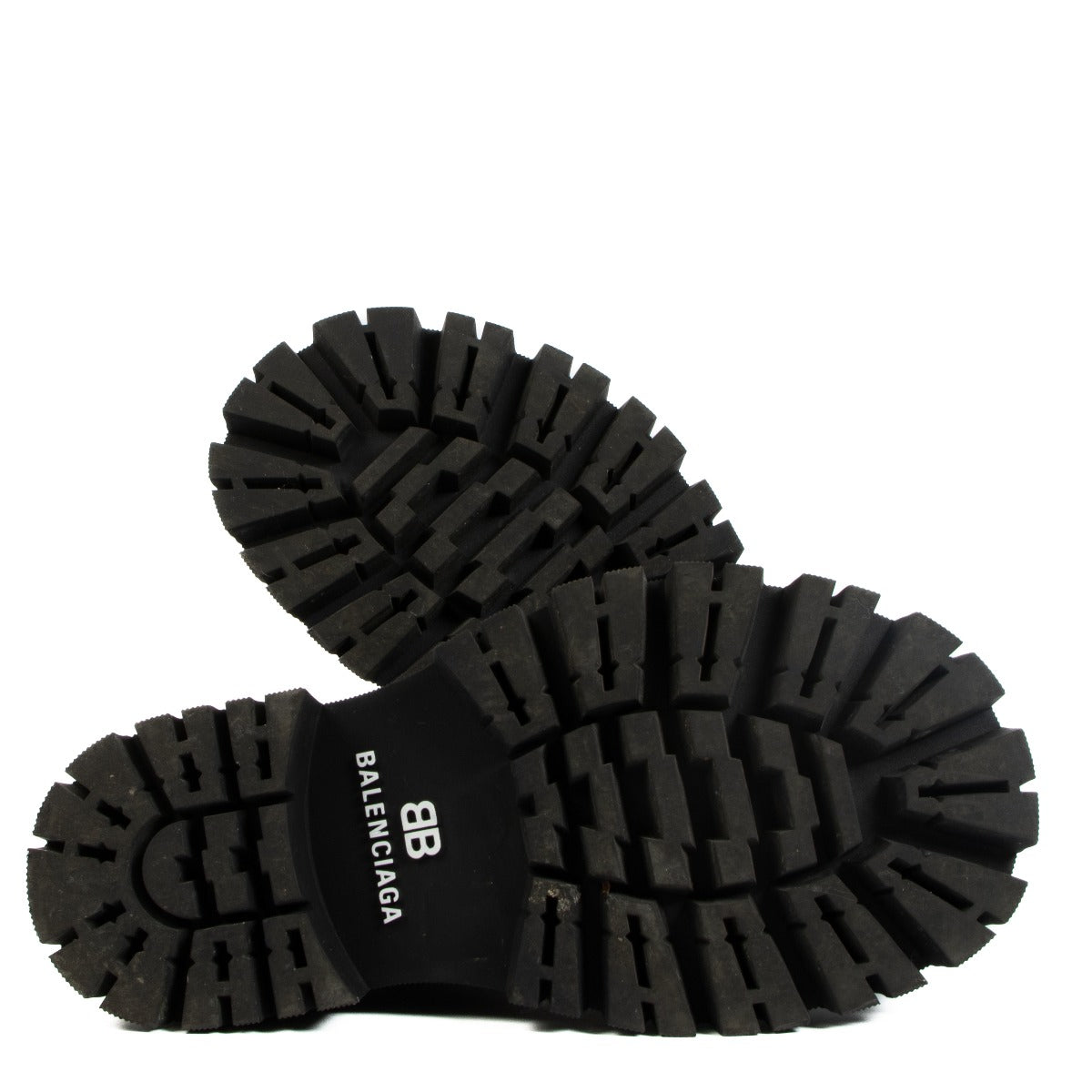 Bottes Chelsea Balenciaga Tractor en cuir - Taille 40