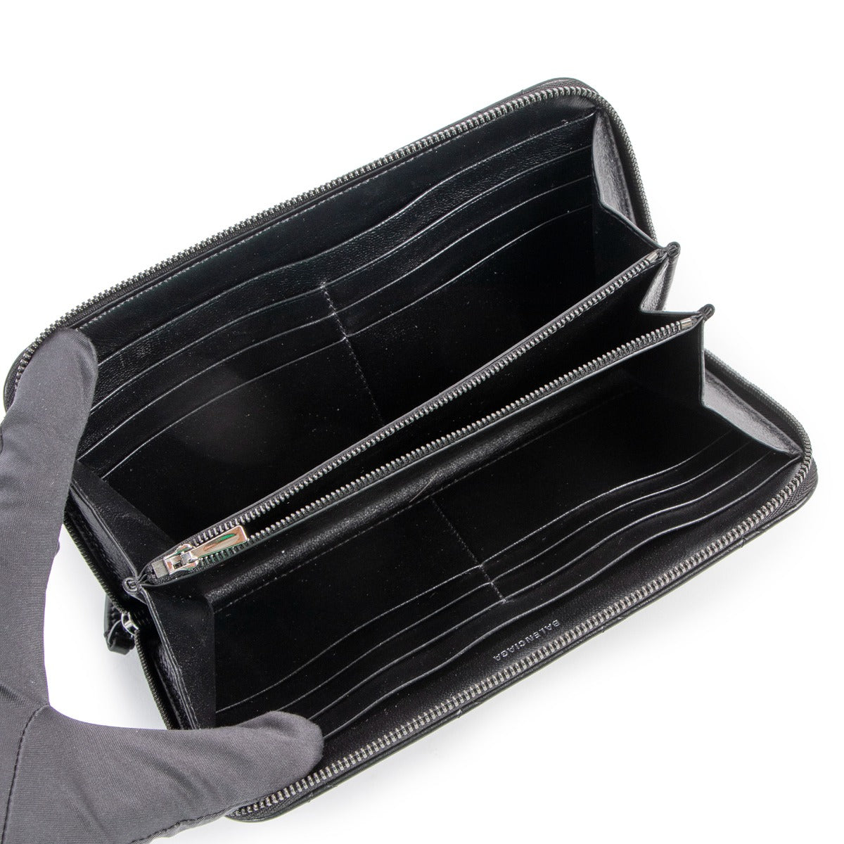 Balenciaga Touch Quilted Long Wallet
