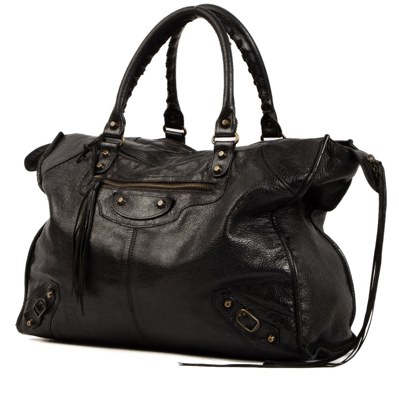 Shop 100% authentic second-hand Balenciaga Black Midday Top Handle Bag on Labellov.com