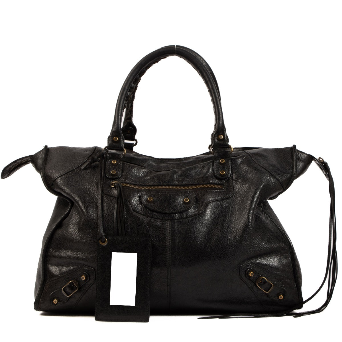 Shop 100% authentic second-hand Balenciaga Black Midday Top Handle Bag on Labellov.com