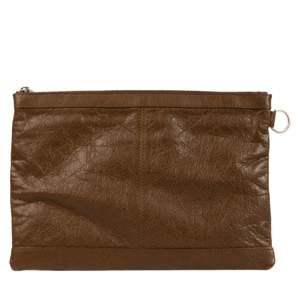 Shop 100% authentic second-hand Balenciaga Brown Leather Clutch on Labellov.com