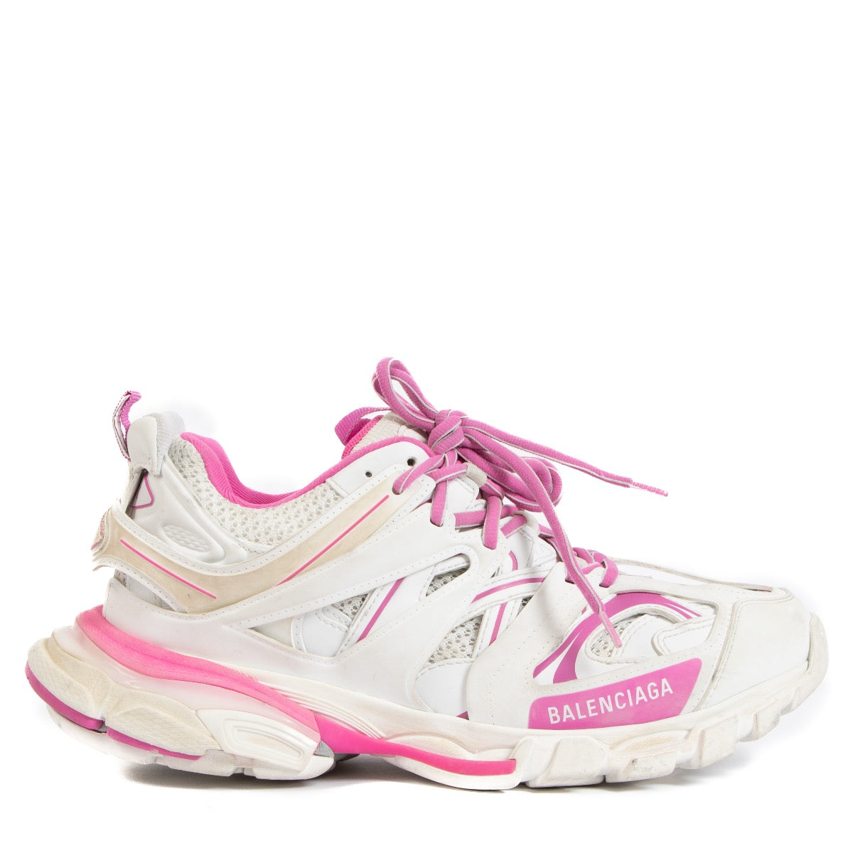 shop 100% authentic second hand Balenciaga Track Low Pink Sneakers - Size 41 on Labellov.com