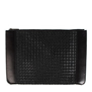 shop 100% authentic second hand Bottega Veneta Black Intrecciato Clutch on Labellov.com