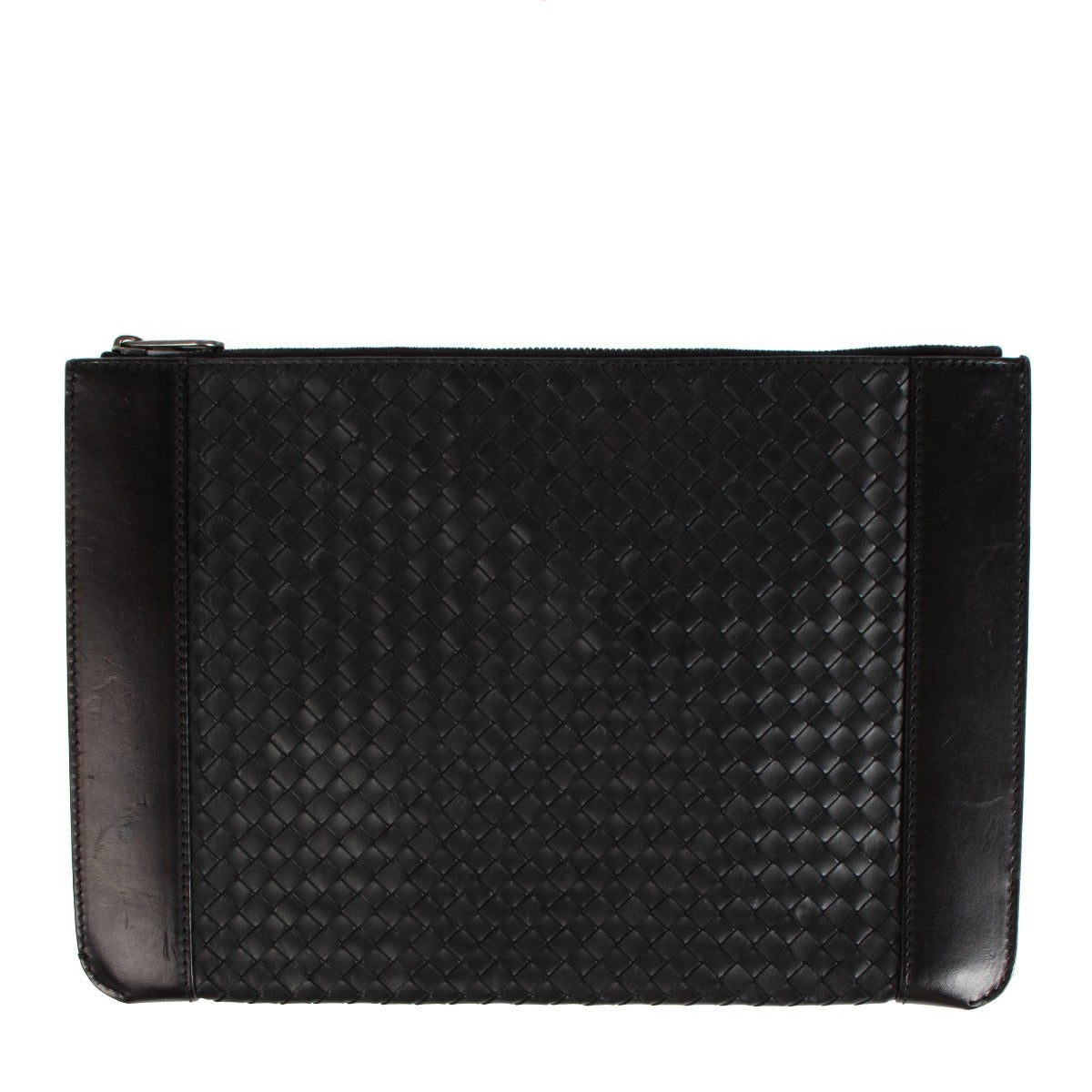 shop 100% authentic second hand Bottega Veneta Black Intrecciato Clutch on Labellov.com