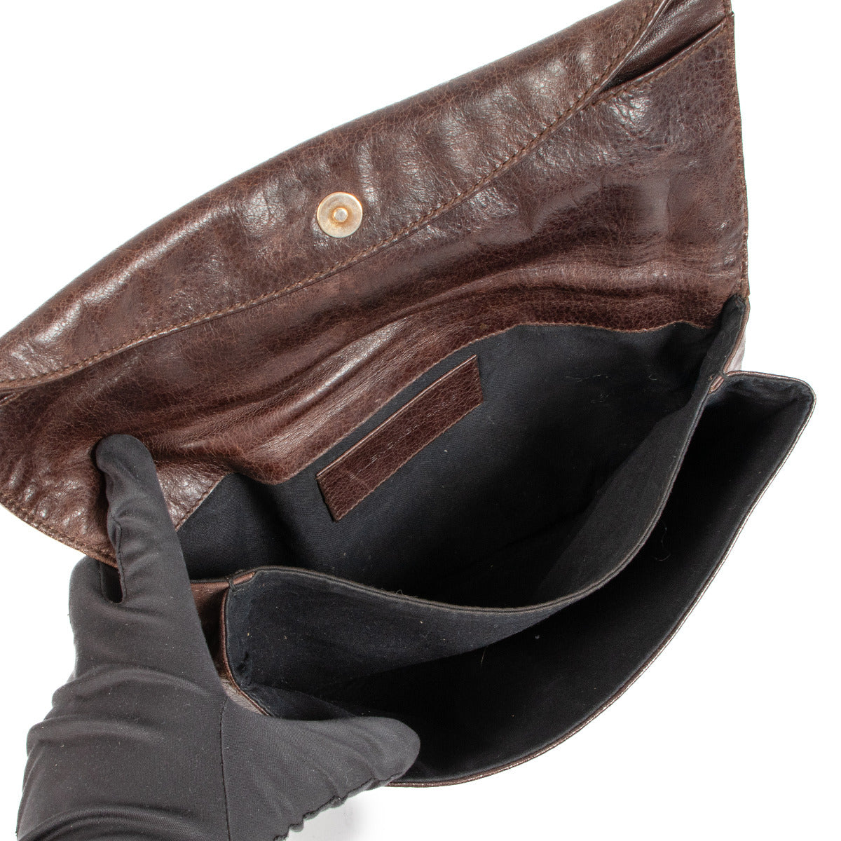 Balenciaga Bruine Giant 21 Envelope Clutch