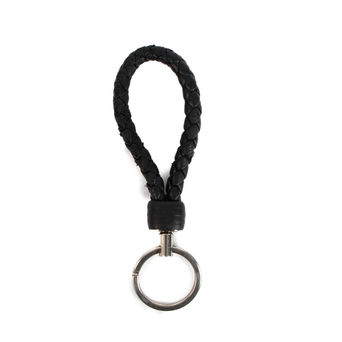 shop 100% authentic second hand Bottega Veneta Intreccio Black Keyholder on Labellov.com