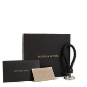shop 100% authentic second hand Bottega Veneta Intreccio Black Keyholder on Labellov.com