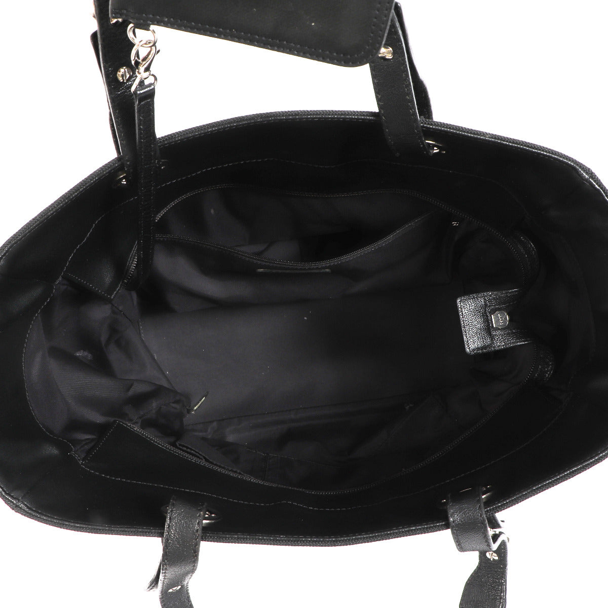 Chanel Zwarte Canvas Paris-Biarritz Draagtas
