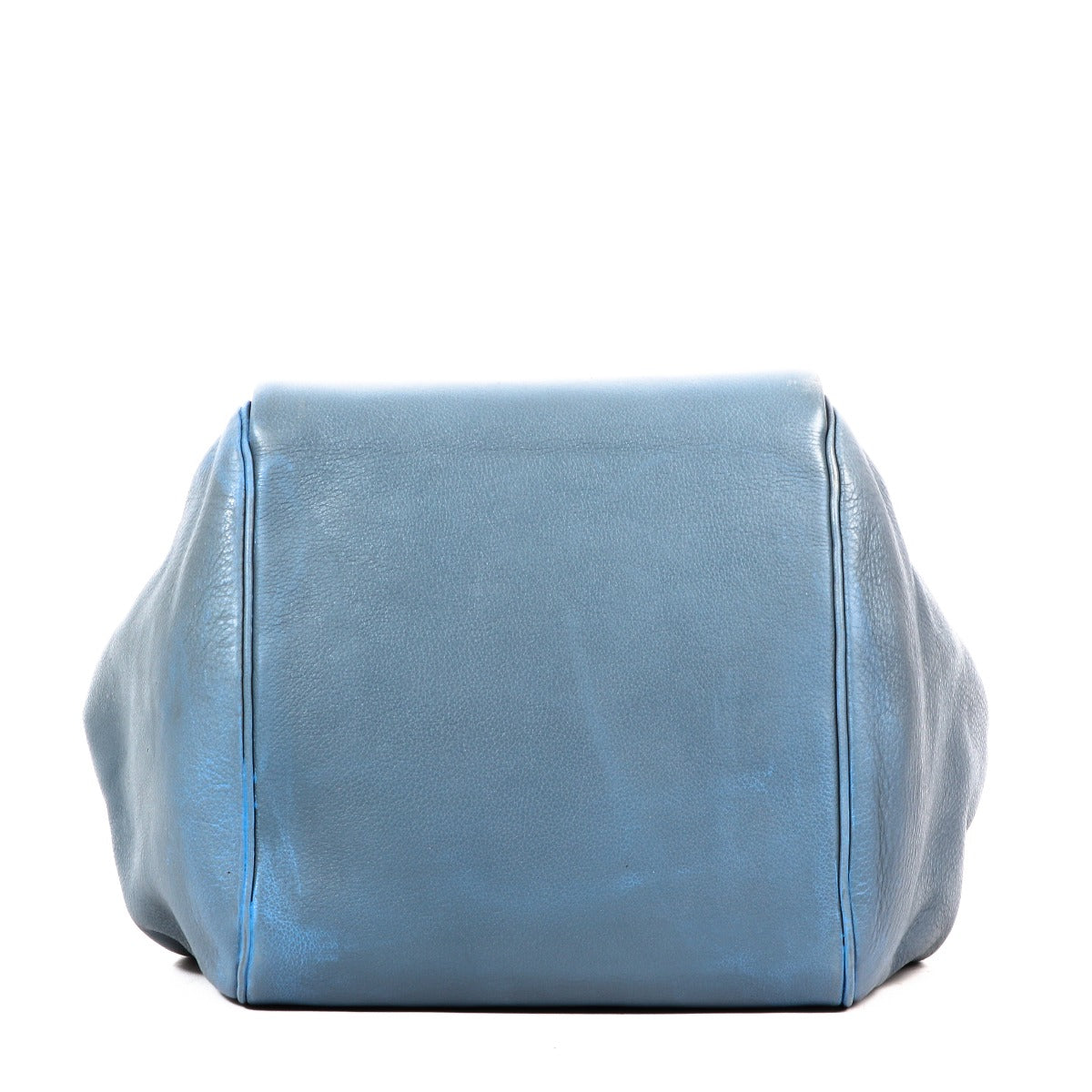 Sac Delvaux Equivoque en cuir bleu