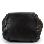 Delvaux Brown Corail GM Toile De Cuir Top Handle