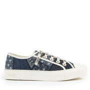 Dior Walk 'n Dior Denim Patchwork Sneakers available online for the best price at Labellov