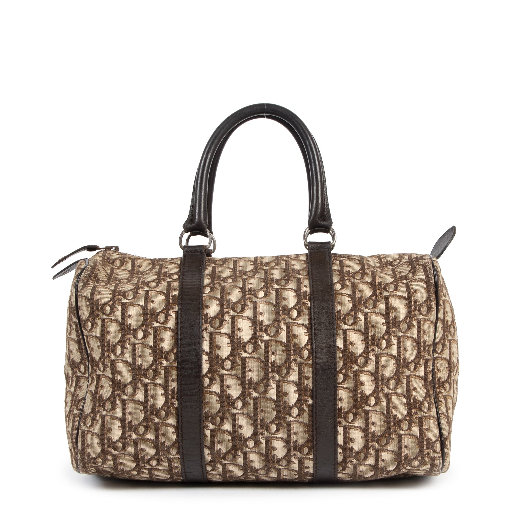 Dior Brown Monogram Canvas Boston Bag