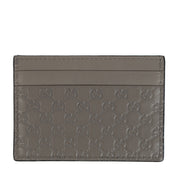 shop 100% authentic second hand Gucci Grey Embossed Cardholder on Labellov.com
