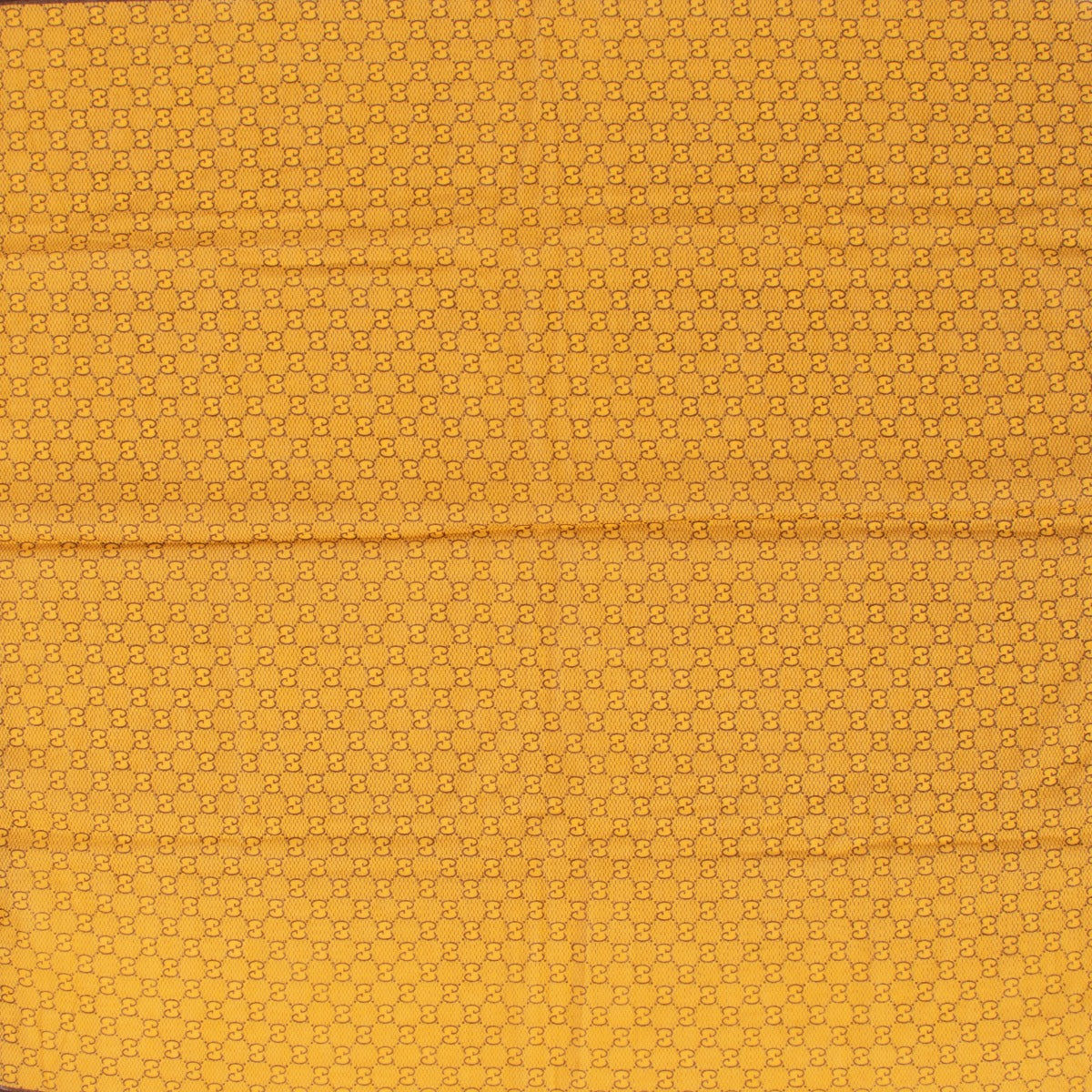 Gucci GG Yellow Cotton Scarf
