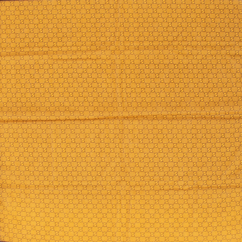 Gucci GG Yellow Cotton Scarf