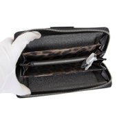 Authentieke tweedehands vintage Roberto Cavalli Black Studs Wallet koop online webshop LabelLOV