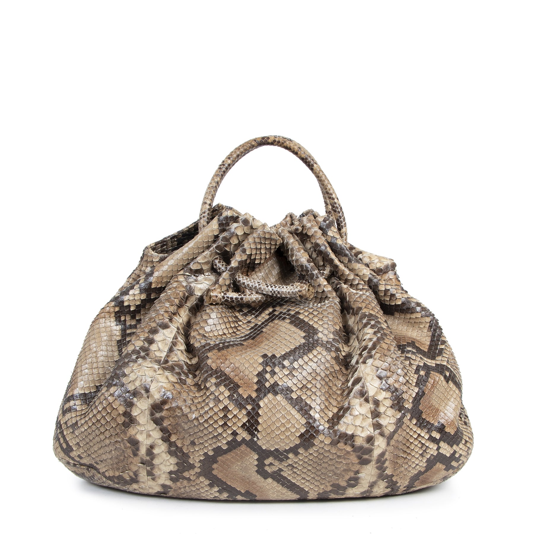 acheter en ligne Bottega Veneta Large Python Hobo Bag veilig online