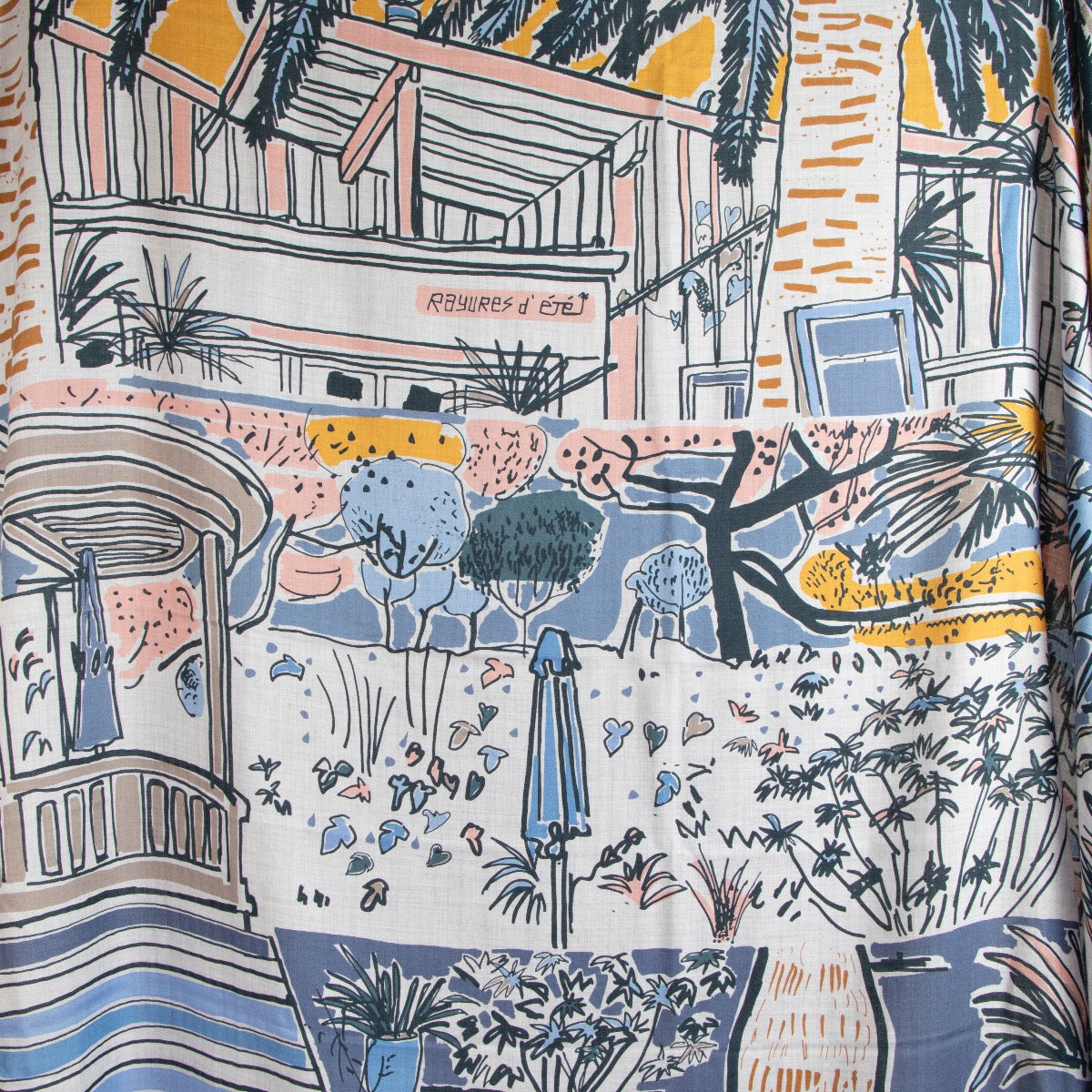 Hermès Rayures D'été Cashmere Shawl
