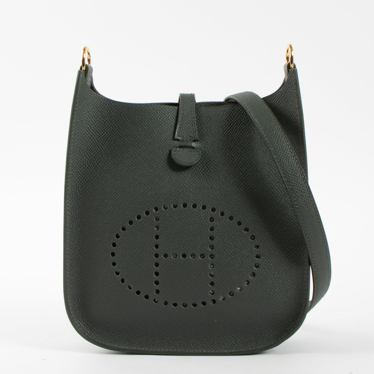 Shop this authentic Hermes Evelyne Sellier 16 Vert Mangrove Epsom PHW pre-loved on Labellov.com