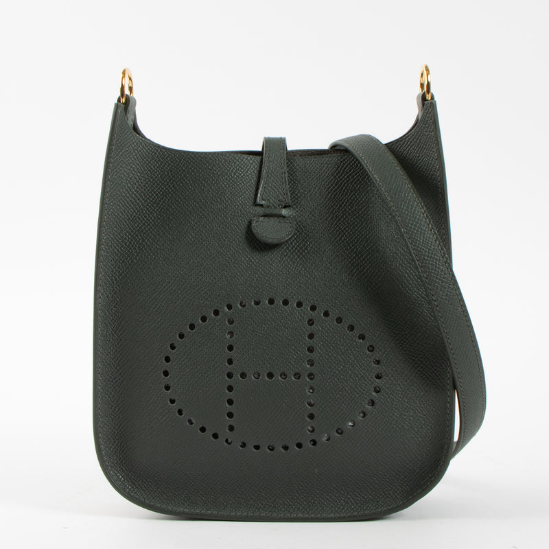 Shop this authentic Hermes Evelyne Sellier 16 Vert Mangrove Epsom PHW pre-loved on Labellov.com