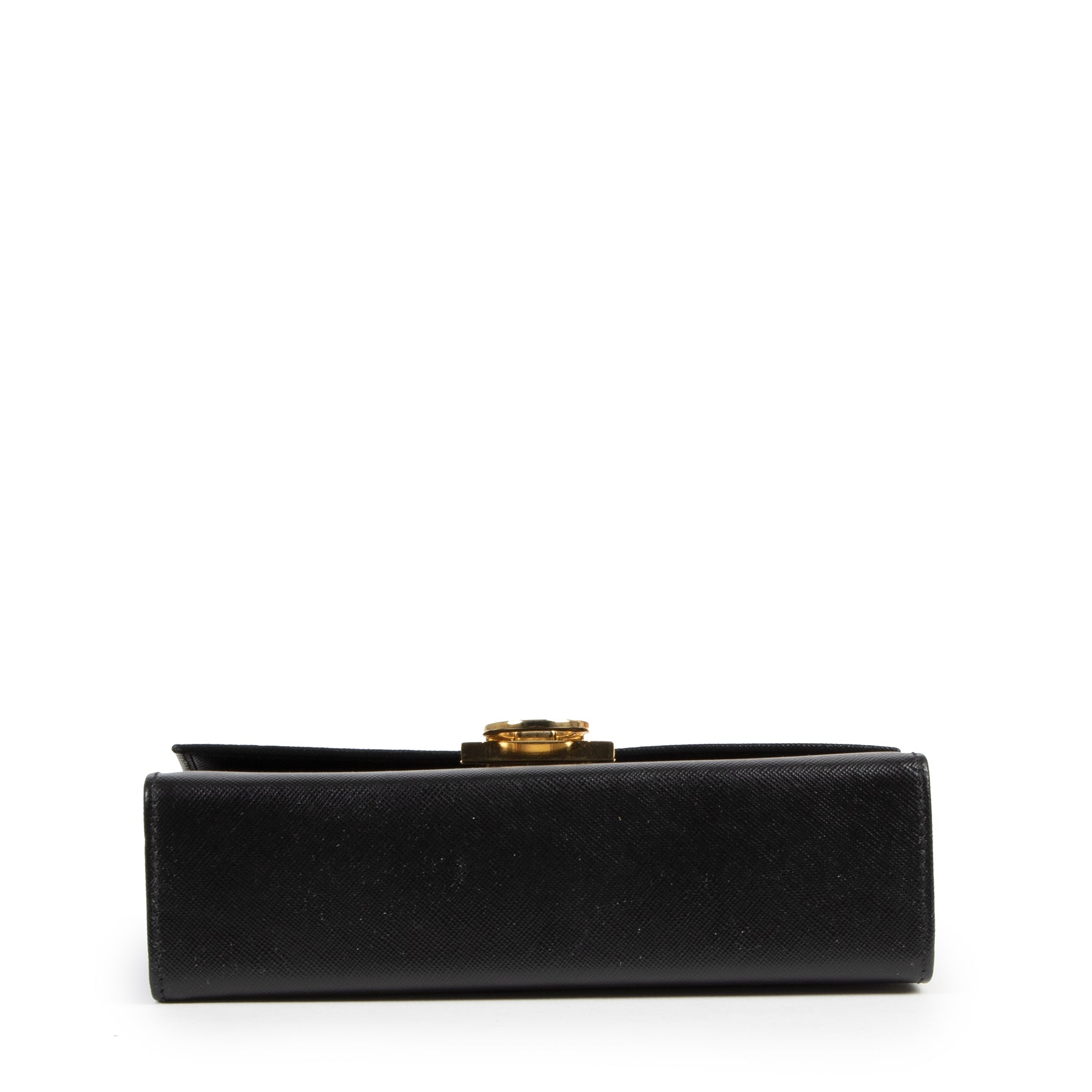 Ferragamo Black Leather Evening Bag