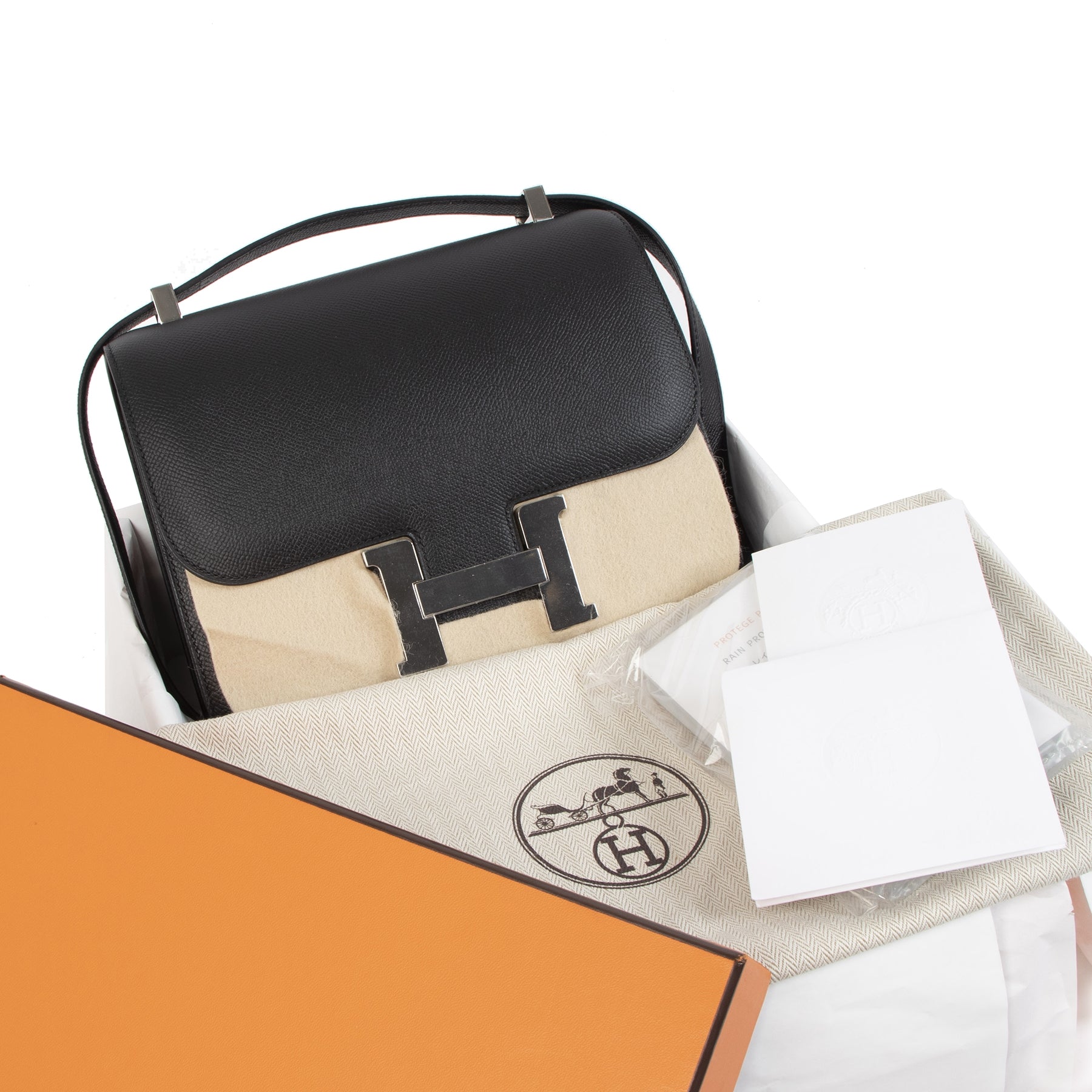 Hermès Constance III 24 Veau Epsom Black