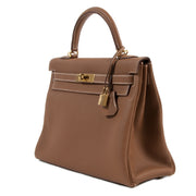 Hermès Kelly 32 Veau Togo Gold GHW
