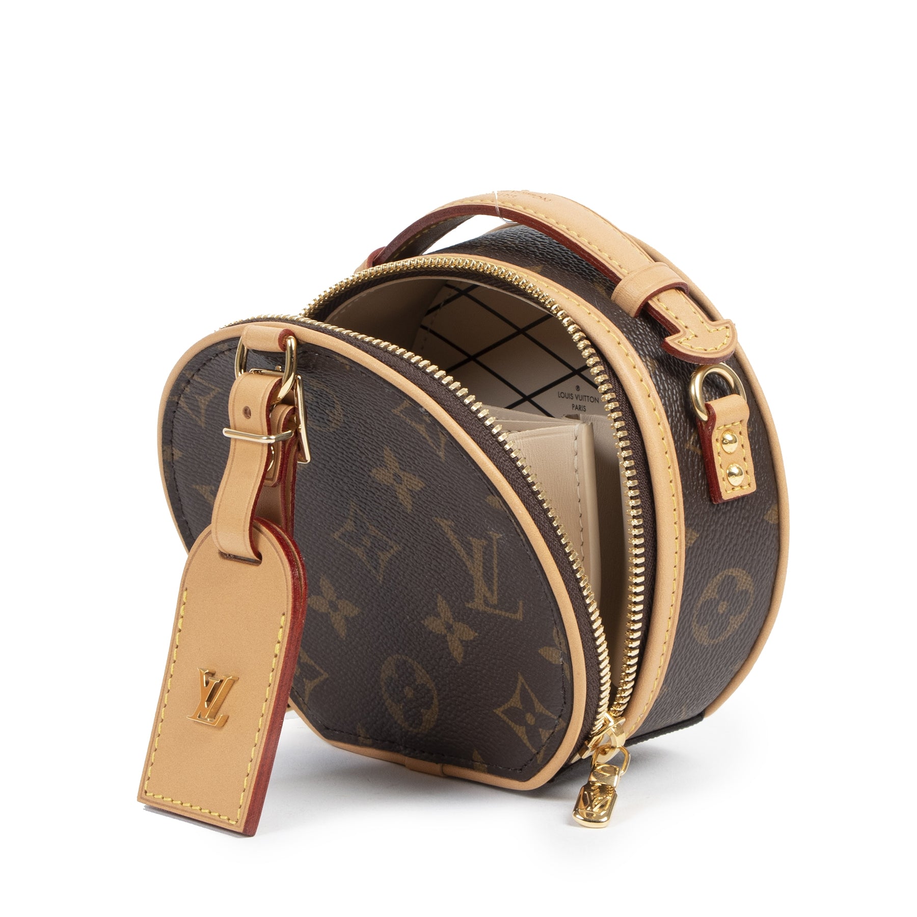 Authentic secondhand Louis Vuitton Limited Monogram Mini Boîte Chapeau Bag designer bags fashion luxury vintage webshop safe secure online shopping