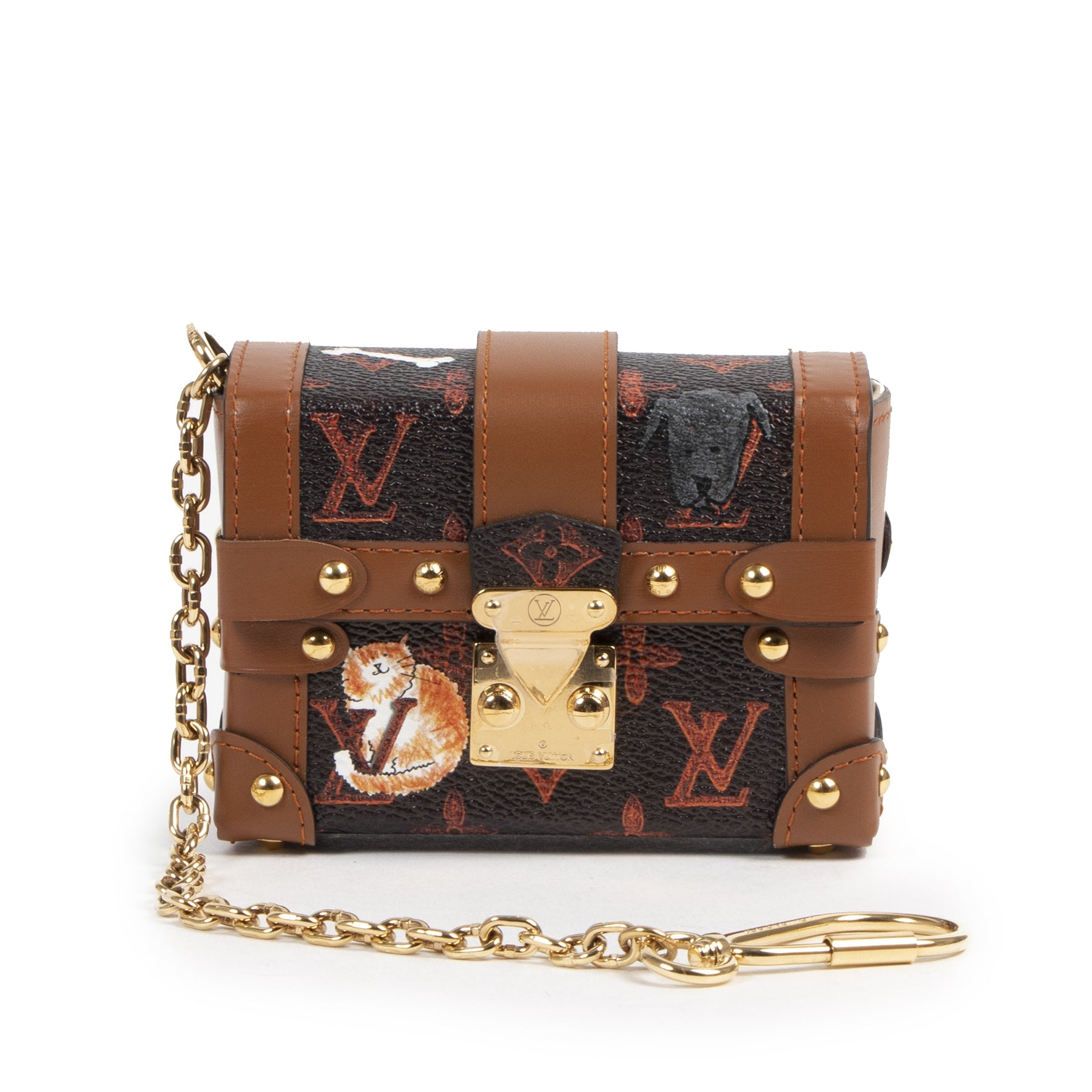 koop online tegen de beste prijs Very Limited Louis Vuitton Grace Coddington Miniature Essential Trunk Petite-Malle