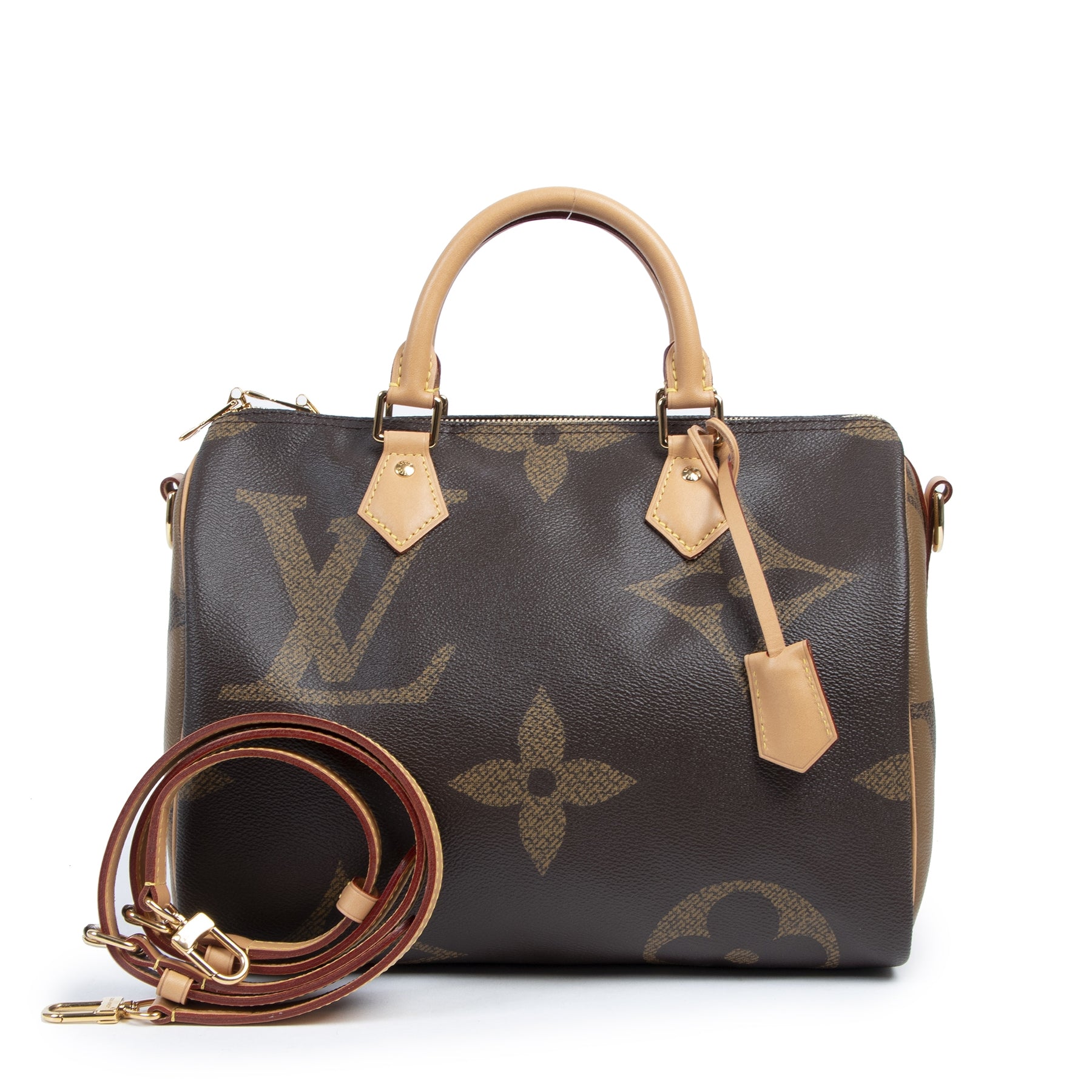Louis Vuitton Speedy Bandoulière 30 tas met reuzenmonogram