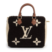Louis Vuitton Limited Edition Speedy Bandoulière 25 LV Teddy Monogram