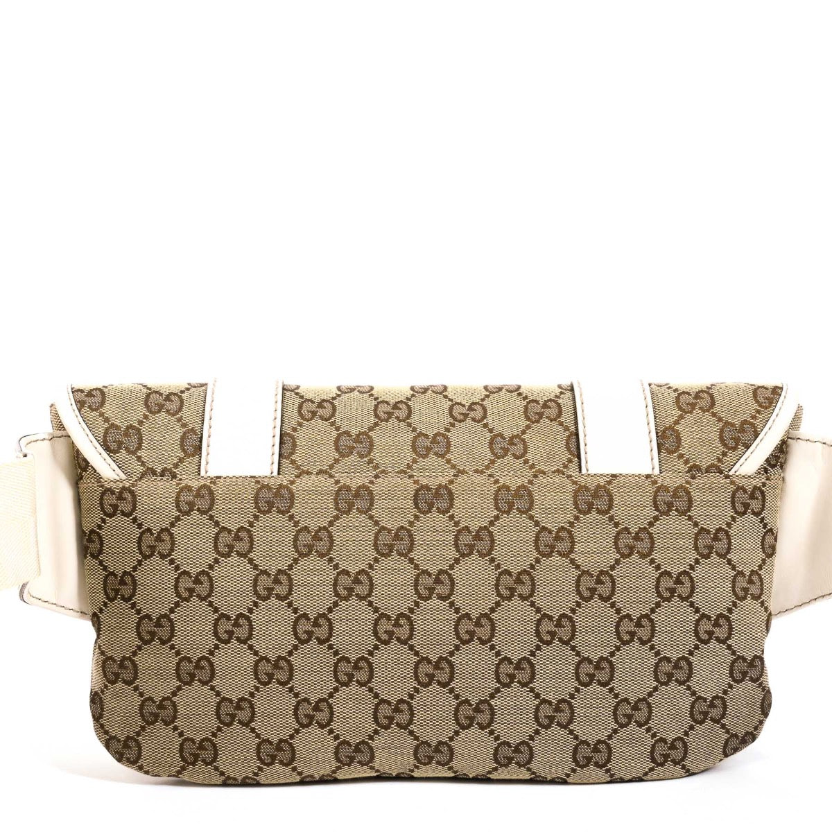 Shop safe online at Labellov in Antwerp this 100% authentic second hand Gucci GG Canvas Waist Bag