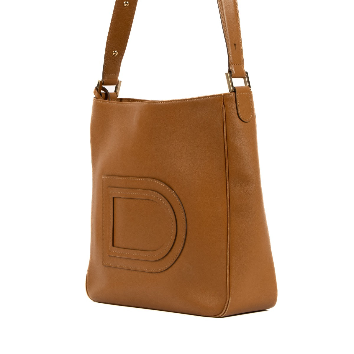 Shop 100% authentic second-hand Delvaux Vegetal Allure Louise Hobo MM Bag on Labellov.com