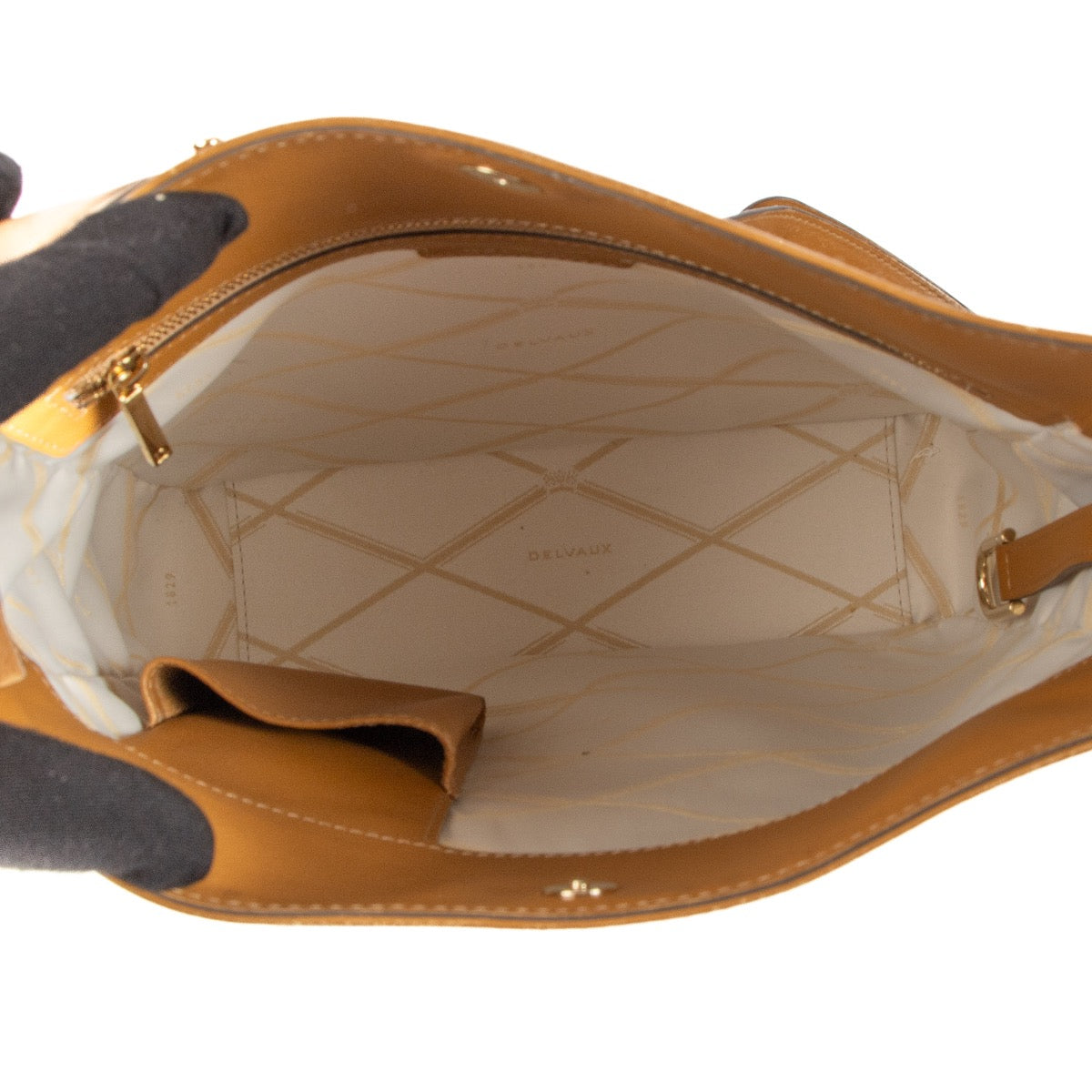Shop 100% authentic second-hand Delvaux Vegetal Allure Louise Hobo MM Bag on Labellov.com