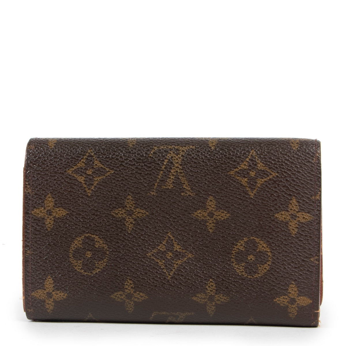 Shop safe online 100% authentic second hand Louis Vuitton Monogram Porte Monnaie Billets Tresor Wallet in very good condition at the right price at Labellov in Antwerp.