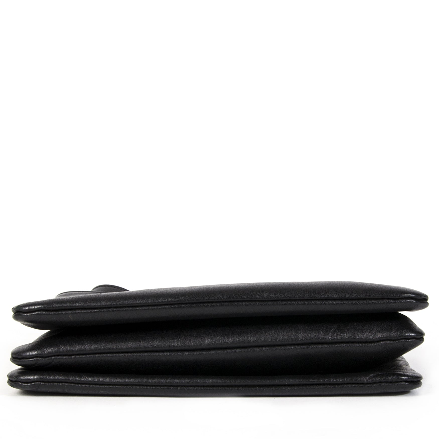 Authentic second-hand vintage Céline Black Trio Crossbody Bag buy online webshop LabelLOV