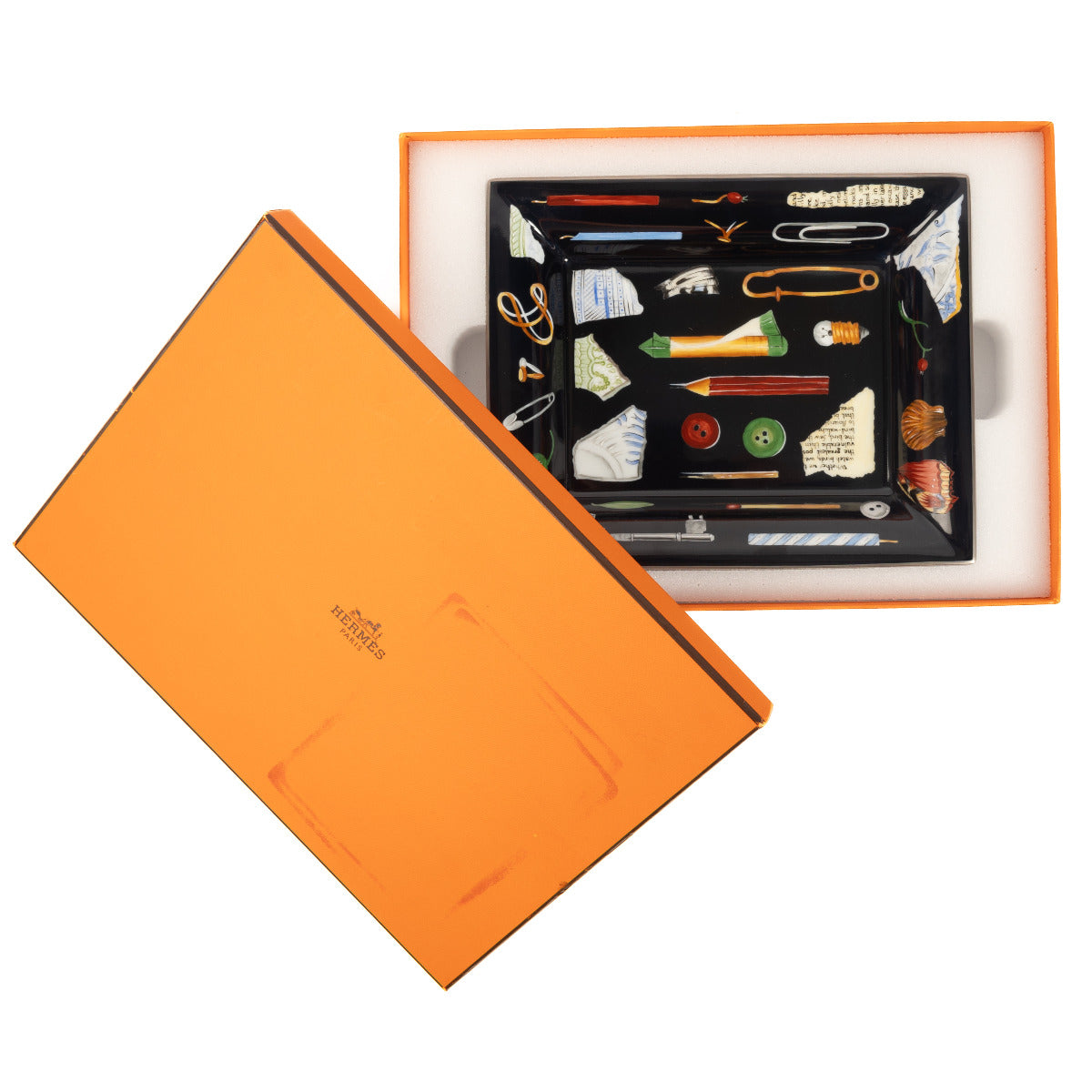 Hermès Handpainted Change Tray