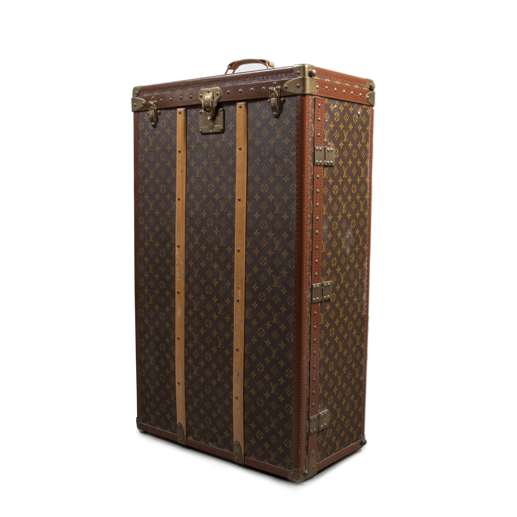 Louis Vuitton Monogram Wardrobe Trunk for sale online at labellov secondhand luxury in Antwerp Belgium