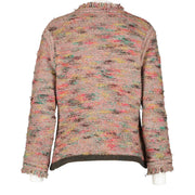 Chanel Identification 99A Pink Knitted Jacket