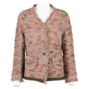 Chanel Identification 99A Pink Knitted Jacket