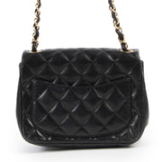 Chanel Black Mini Square Classic Flap Bag GHW