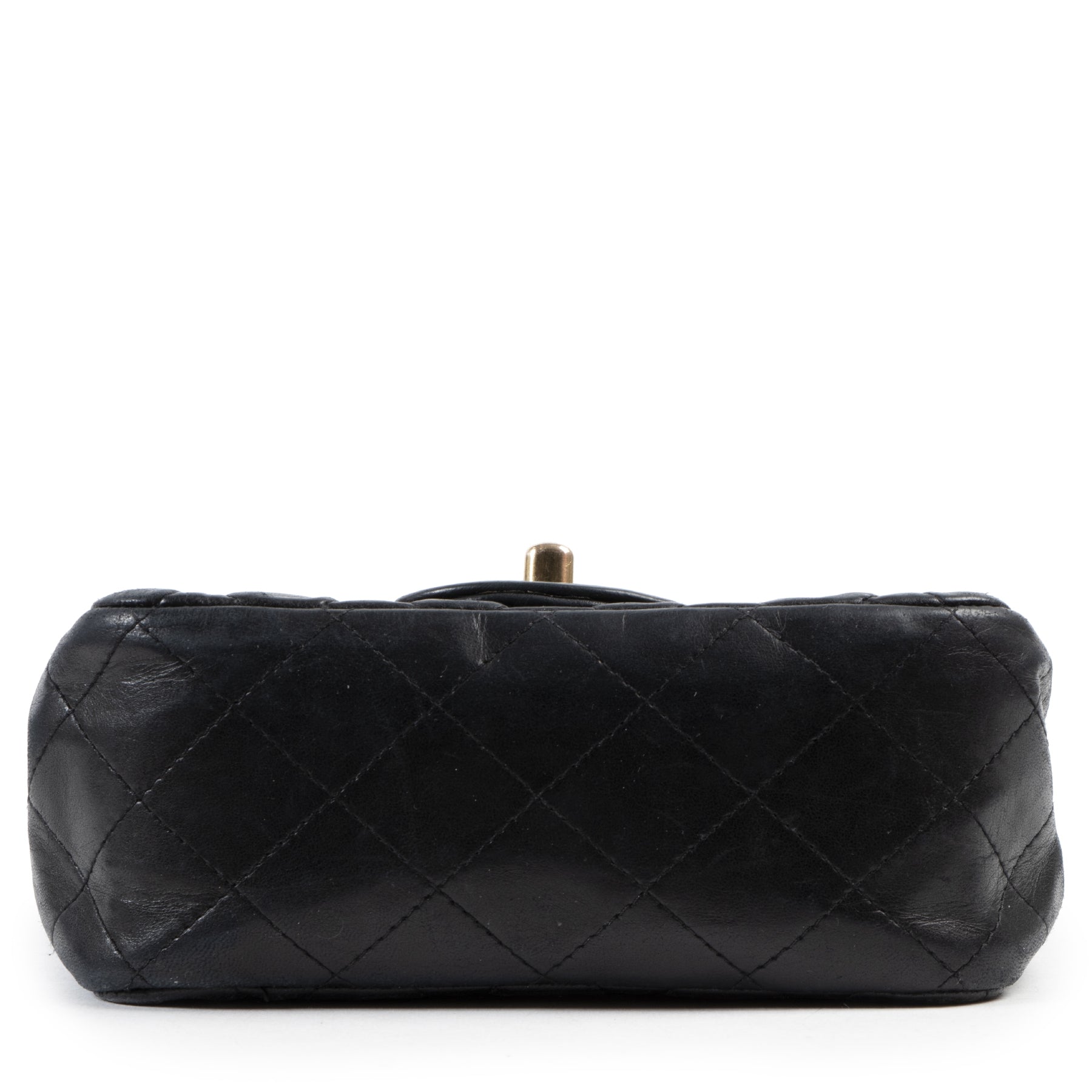 Chanel Black Mini Square Classic Flap Bag GHW