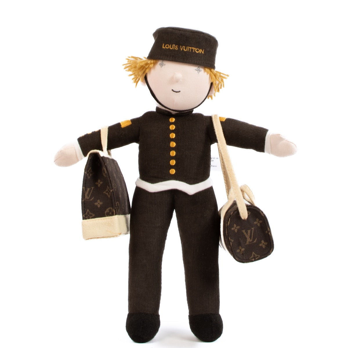 Shop safe online at Labellov in Antwerp, Brussels and Knokke this 100% authentic second hand Louis Vuitton Groom Bell Boy Doll