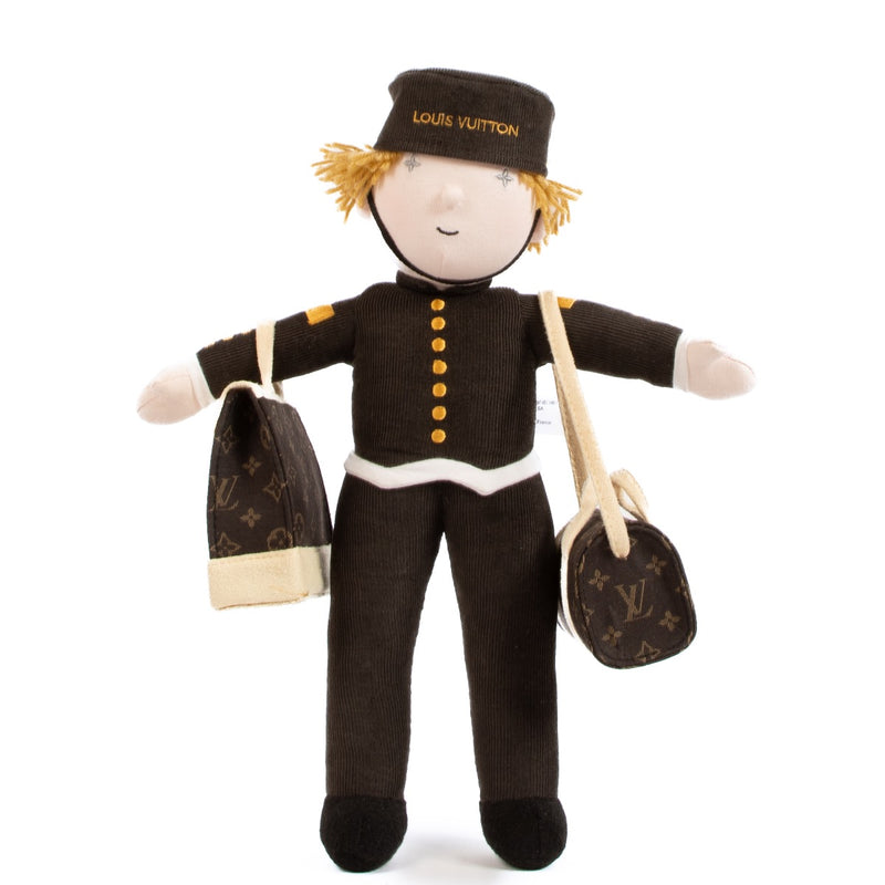 Shop safe online at Labellov in Antwerp, Brussels and Knokke this 100% authentic second hand Louis Vuitton Groom Bell Boy Doll