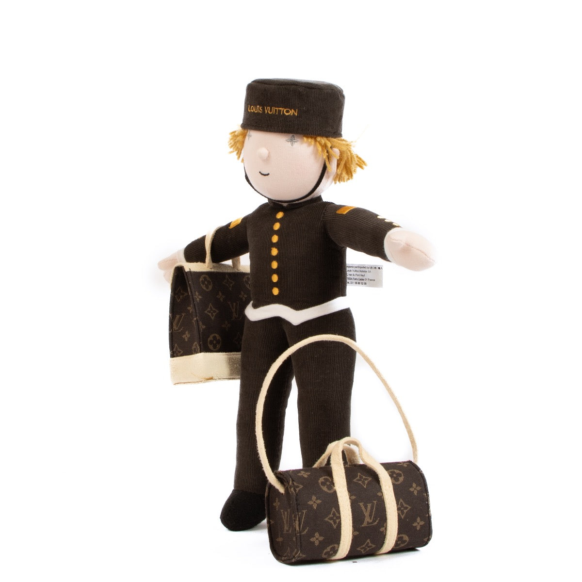 Shop safe online at Labellov in Antwerp, Brussels and Knokke this 100% authentic second hand Louis Vuitton Groom Bell Boy Doll