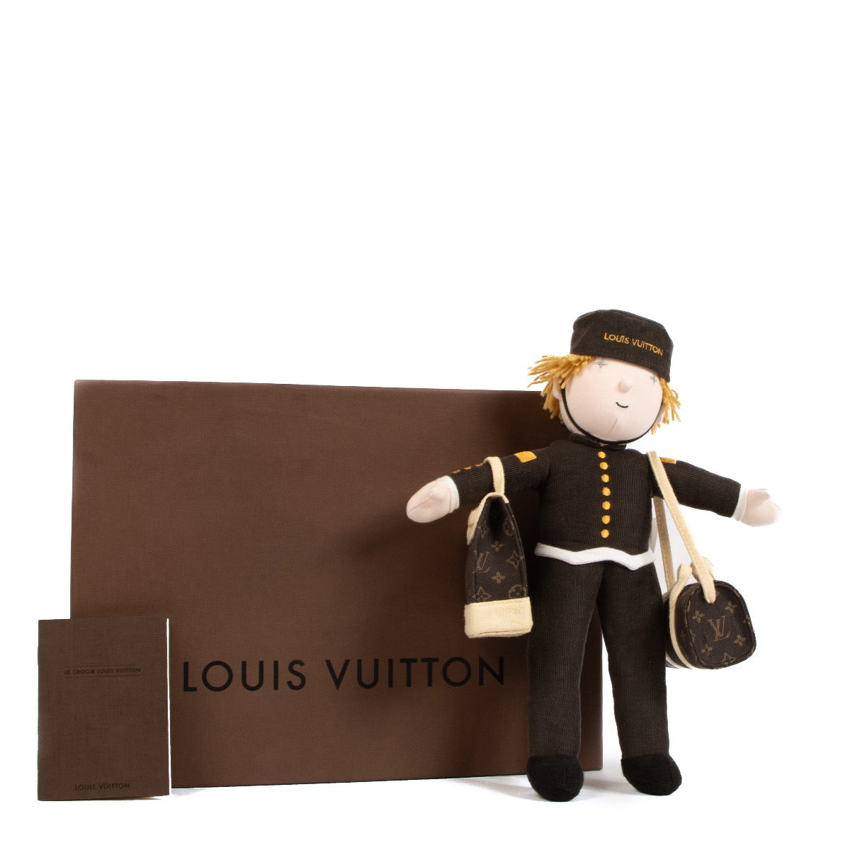Shop safe online at Labellov in Antwerp, Brussels and Knokke this 100% authentic second hand Louis Vuitton Groom Bell Boy Doll