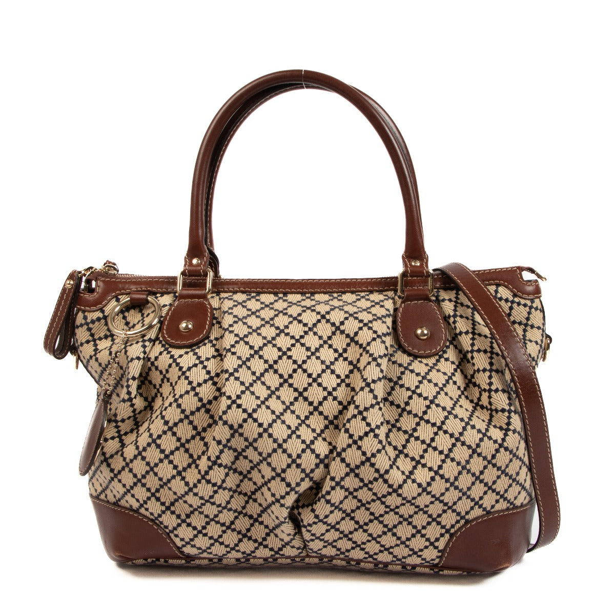 Gucci Sukey Diamante Cavas Handbag